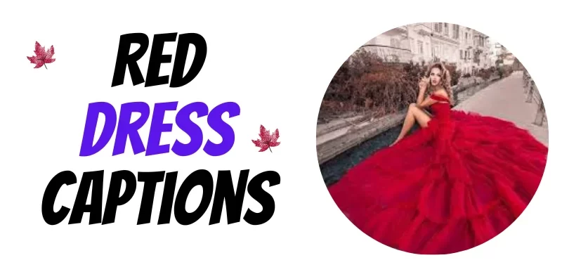 510+ Best Red Dress Captions and Quotes for Instagram