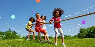 Captions for Outdoor Games for Kids Party