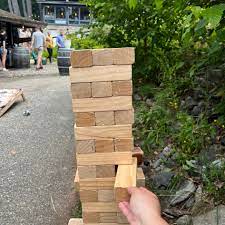 Giant Outdoor Jenga Sets Captions for Instagram