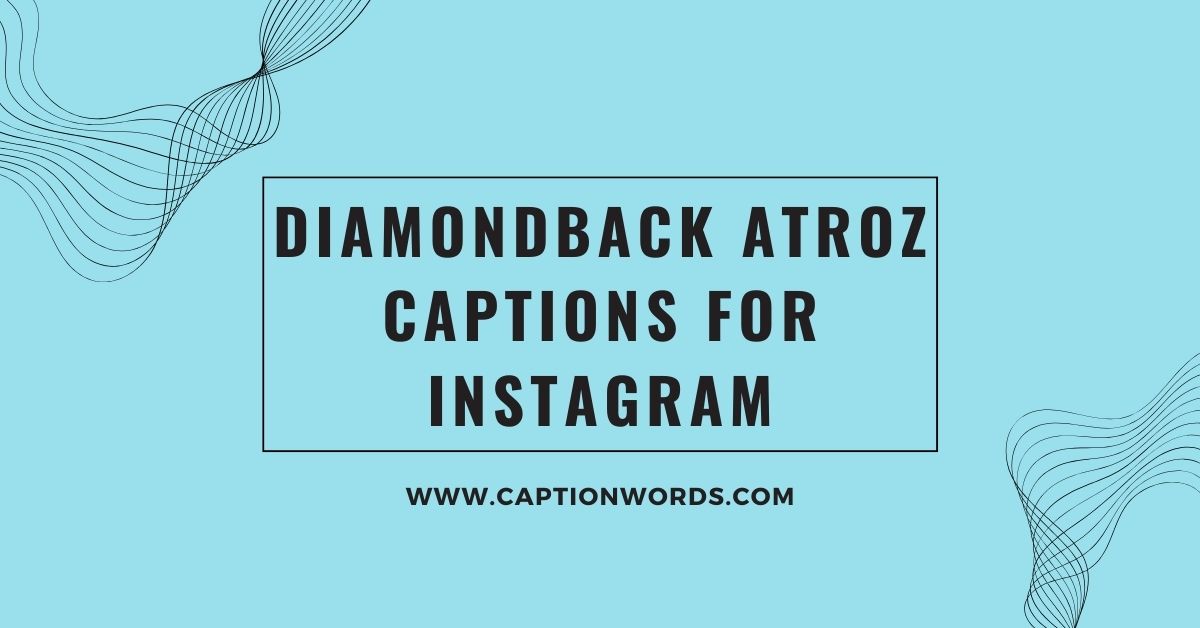 Diamondback Atroz Captions for Instagram