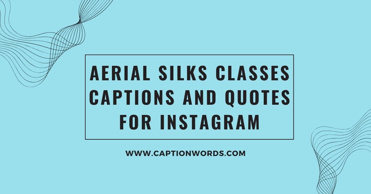 Aerial Silks Classes Captions and Quotes for Instagram
