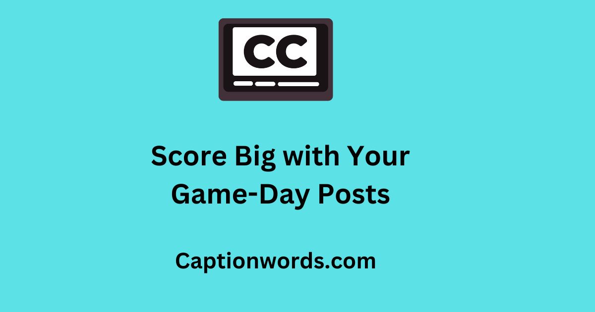 Game Day Posts