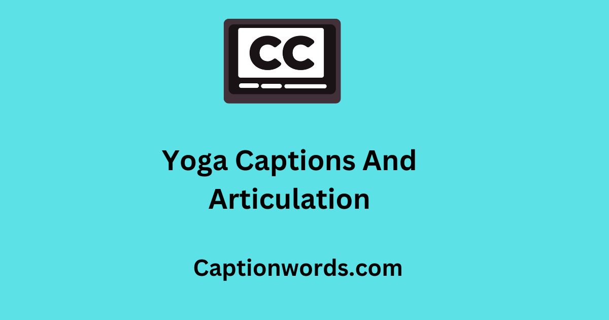 Yoga Captions