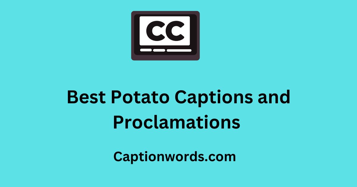 Potato Captions