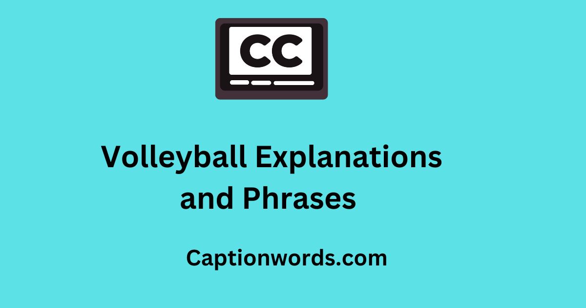 Volleyball Explanations