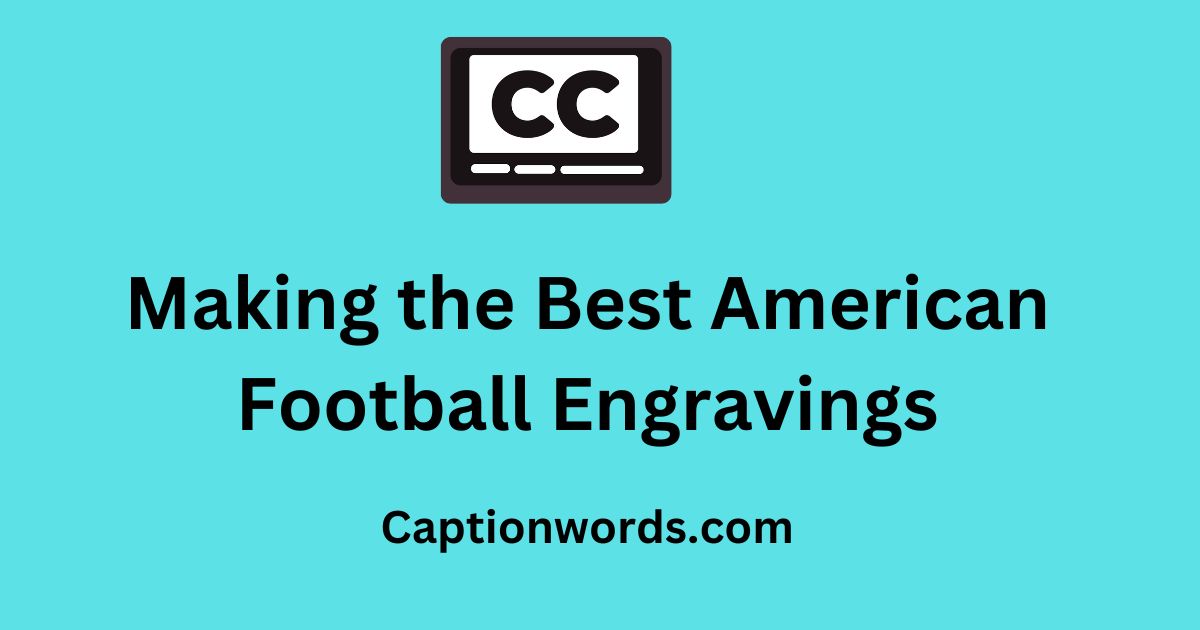 American Football Engravings