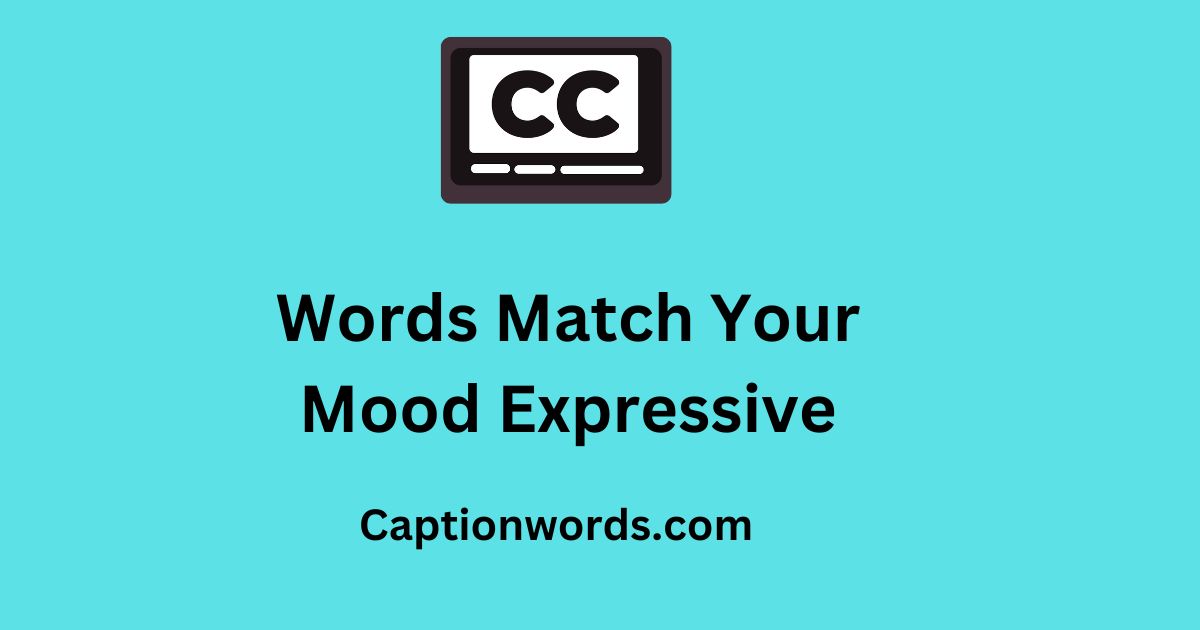 Your Mood Expressive
