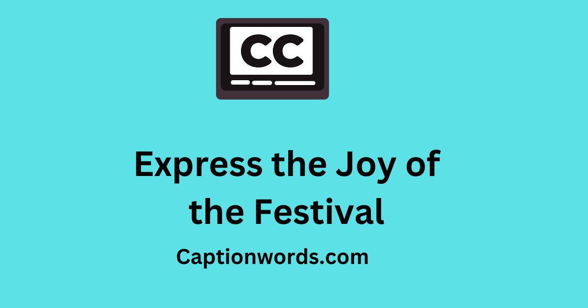 Joy of the Festival