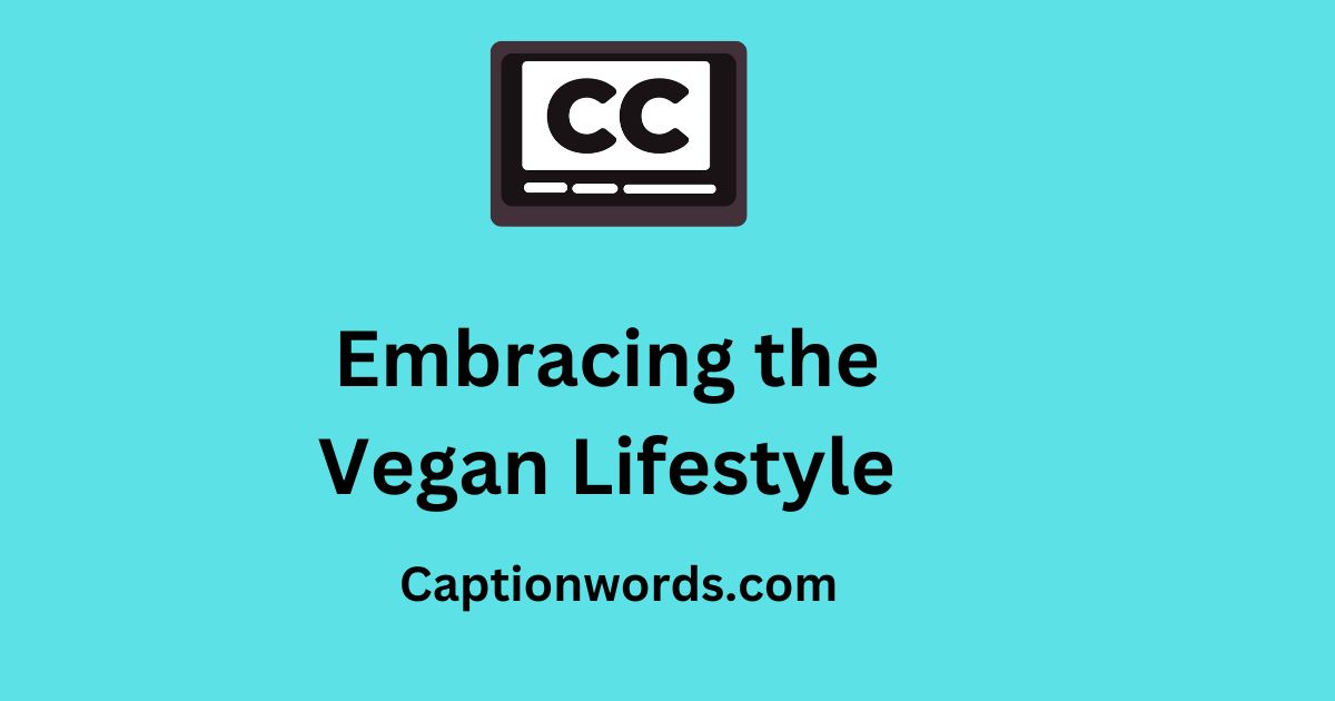 Vegan Lifestyle